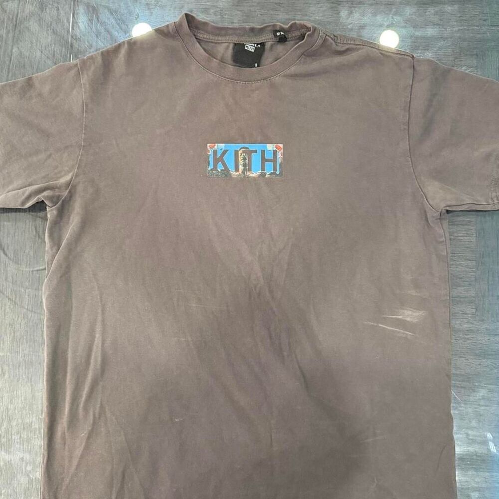 Kith Men's Brown and Grey T-shirt